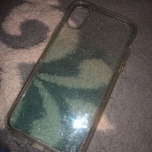 Clear Glitter Phone Case